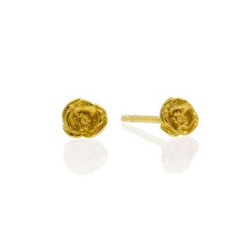 Poppy Earrings Silver/Gold/Rose Gold, 5 of 7
