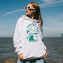 Heat Wave Women's Slogan Hoodie With Sun Graphic, thumbnail 4 of 4