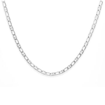 Sobek Silver Link Chain Necklace, 2 of 4