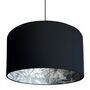 Charcoal Vintage Rainforest Lampshades In Jet Black, thumbnail 2 of 6