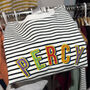 Tricolour Personalised Striped Slouch Sweatshirt, thumbnail 2 of 4