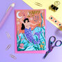 Gold Foiled Mermaid Birthday Card, thumbnail 2 of 5
