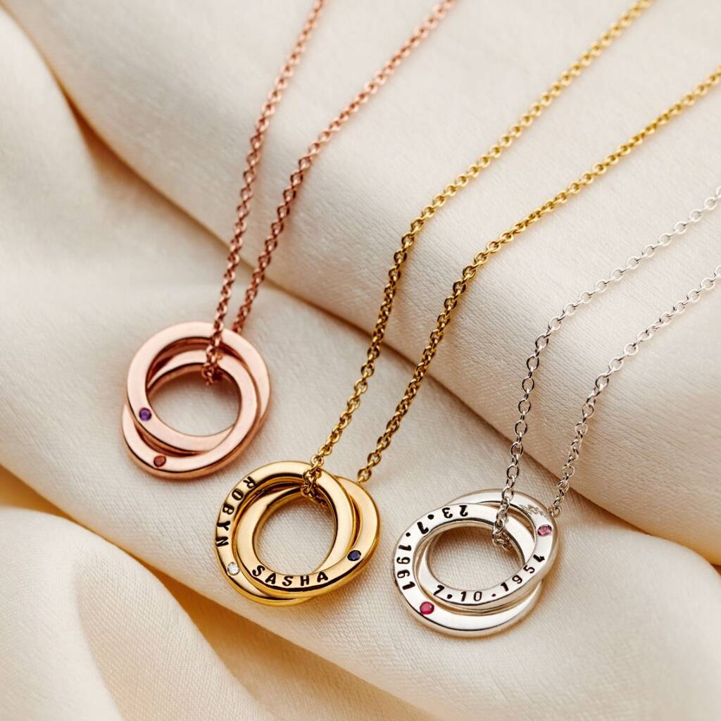 Trouva: Mixed Gold Mini Russian Ring Necklace