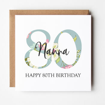 50th, 60th, 70th, 80th, 90th Birthday Card For Her, 6 of 10