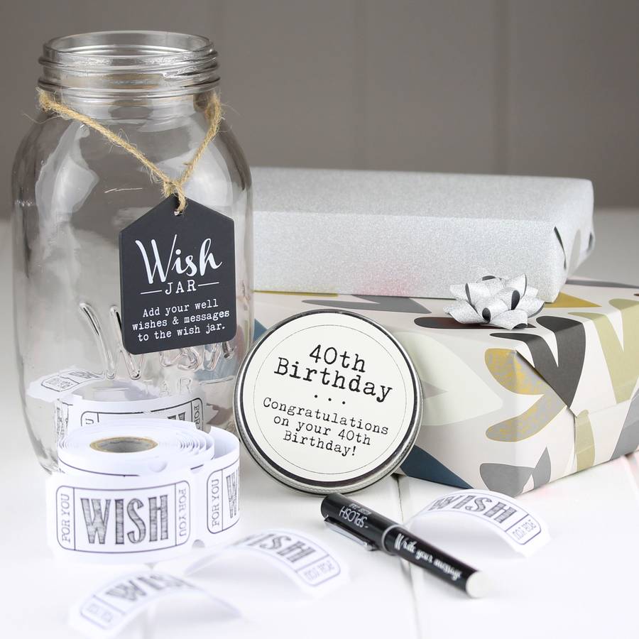 birthday jar for wish wording 50th by and jars birthday nest wish 40th