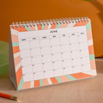 2024 Desk Calendar | Retro Vibes, 3 of 10