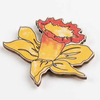 Wooden Birth Flower Brooches, 5 of 12