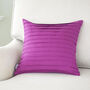 Jewel Pink Pleated Linen Cushion Cover, thumbnail 2 of 2