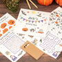 Halloween Children's Activity Puzzle Colouring Pack, thumbnail 1 of 3
