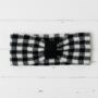 Gingham Knitted Headband, thumbnail 5 of 8