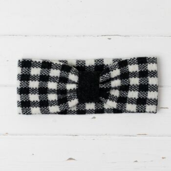 Gingham Knitted Headband, 5 of 8