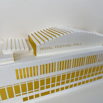 Royal Festival Hall Pop Up Card, 2 of 2