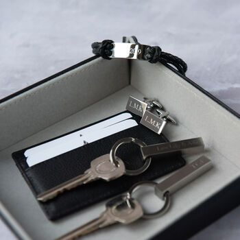 Personalised Solid Bar Keyring And Gift Pouch, 7 of 9