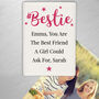 Personalised #Bestie Fridge Magnet, thumbnail 1 of 3