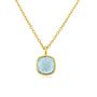 Brooklyn Gemstone And Yellow Gold Plated Necklace, thumbnail 2 of 7
