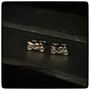 Personalised Two Tone Motorcycle Cufflinks, thumbnail 7 of 9