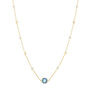 Iseo London Topaz And Gold Plated Necklace, thumbnail 3 of 4