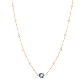 Iseo London Topaz And Gold Plated Necklace, 3 of 4