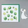 Christmas Card With ' Sprouts ' Illustration, thumbnail 1 of 3