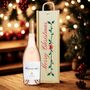 Merry Christmas Whispering Angel Rose Wine Gift Set, thumbnail 1 of 2