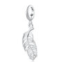 Sterling Silver Feather Charm Bracelet, thumbnail 4 of 6