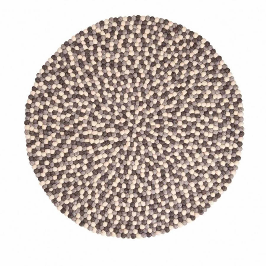 round felt rug by grattify | notonthehighstreet.com