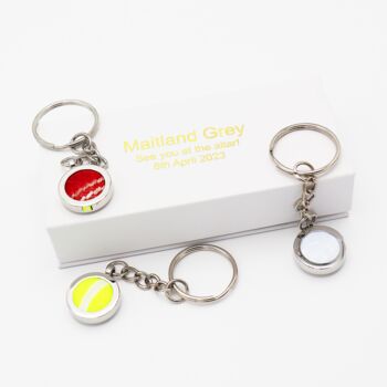 Personalised Golf Ball Key Chain/Keyring, 4 of 4