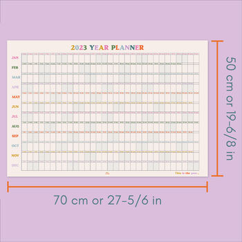 2023 This Is The Year Wall Planner, 5 of 5