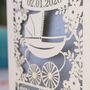 Papercut Vintage Pram Baby Card, thumbnail 8 of 8