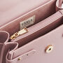Pink Small Structured Tote Bag, thumbnail 9 of 10