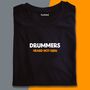 Drummers Heard Not Seen Statement Shirt, thumbnail 1 of 2