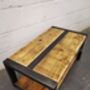 Industrial Reclaimed Coffee Table Tv Stand Shelf 661, thumbnail 3 of 7