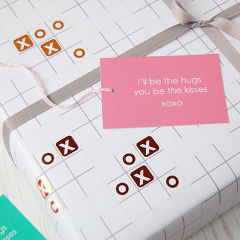 Noughts And Crosses Wrapping Paper Set, 5 of 10