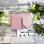 Suede Pink Wedding Tie Set, thumbnail 8 of 10