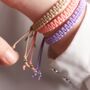 Macrame Woven Friendship String Bracelet, thumbnail 3 of 7