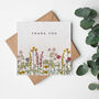 Wildflowers Thank You Plantable Seed Paper Card, thumbnail 1 of 2
