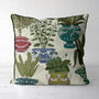 Classical Botanical, Multicoloured Botanical Cushion, thumbnail 3 of 4