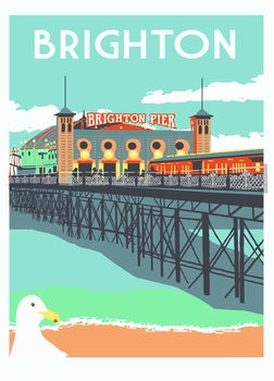 Brighton Pier Screen Print, 2 of 2
