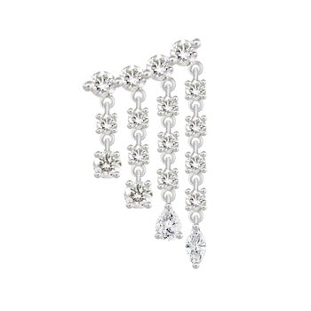 Diamond Waterfall Earrings, 3 of 6