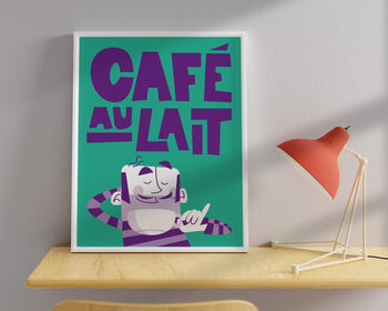 Cafe Au Lait Kitchen Print, 2 of 7