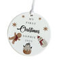 Custom Name Xmas Ornament Tree Decoration Gift, thumbnail 2 of 6