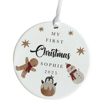 Custom Name Xmas Ornament Tree Decoration Gift, 2 of 6