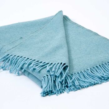 Spearmint Green Throw Cashmere Mix, 2 of 2