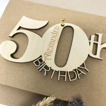 Personalised 50th Birthday Card, 12 of 12