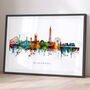 Blackpool Skyline Cityscape Art Print, thumbnail 1 of 12