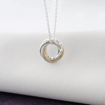 9ct Gold And Silver 60th Birthday Necklace, 4 of 11