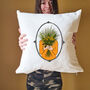 Personalised October Birthday Birth Flower Cushion Gift, thumbnail 2 of 11