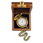 Personalised Brass Pocket Watch With Wooden Box, thumbnail 1 of 12