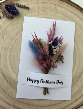 Dried Flowers Mothers Day Card, 5 of 6