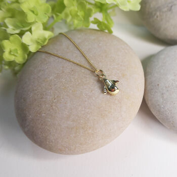 14ct Solid Gold Penguin Charm Necklace, 4 of 5